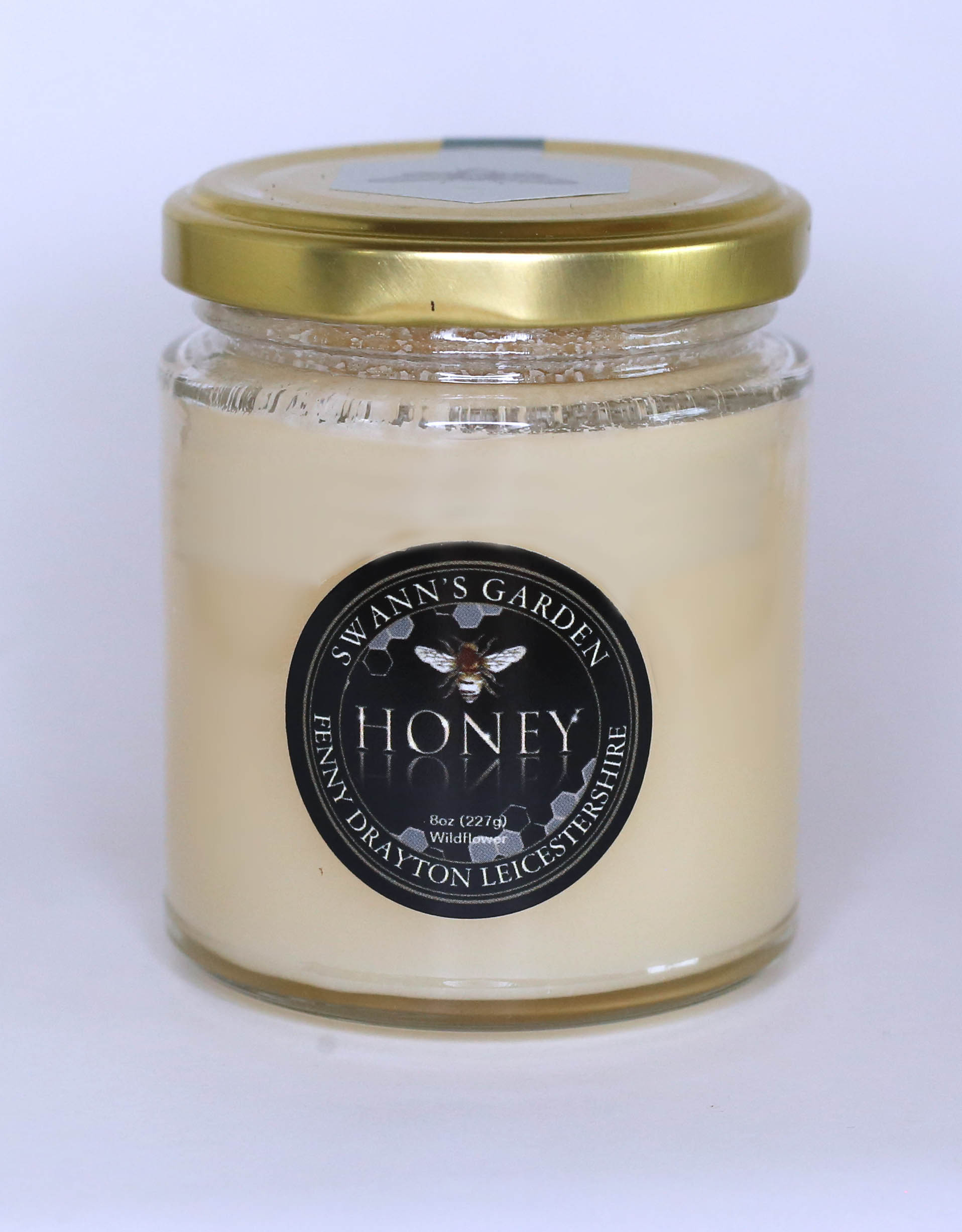 Jar of Swann's Garden soft set honey